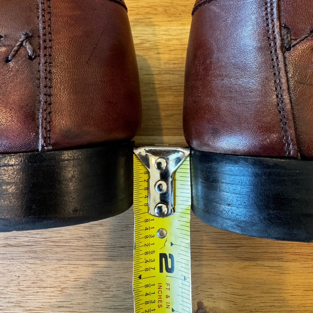Stacy Adams Men 10 M Brown Leather Kiltie Tassel Loafer 25985 Comfort Plus - Picture 12 of 16